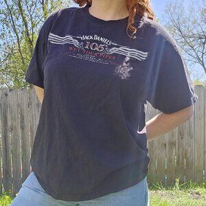 '08 Harley Davidson x Jack Daniels Collab 105th Anniversary Wet Your Pipes Tshir